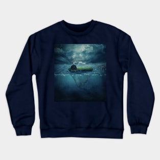 lost in the ocean Crewneck Sweatshirt